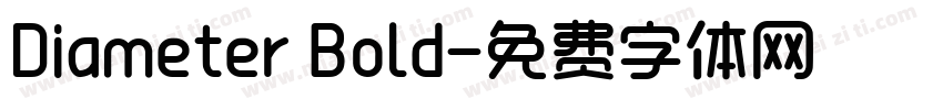 Diameter Bold字体转换